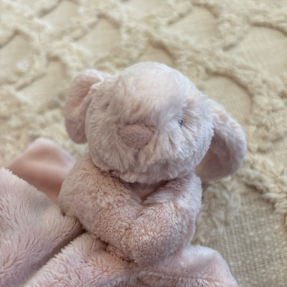 Little Jellycat Baby Bashful Pink Bunny Rabbit Plush Lovey Soother Security 13in - Picture 4 of 4